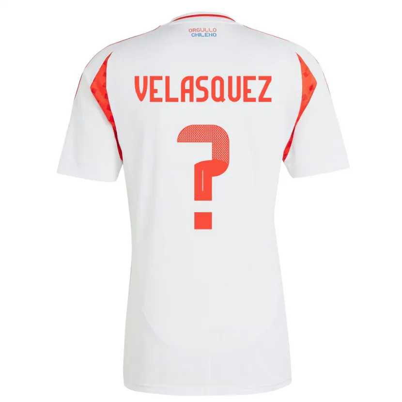Danxen Kid Chile Milovan Velásquez #0 White Away Jersey 24-26 T-Shirt