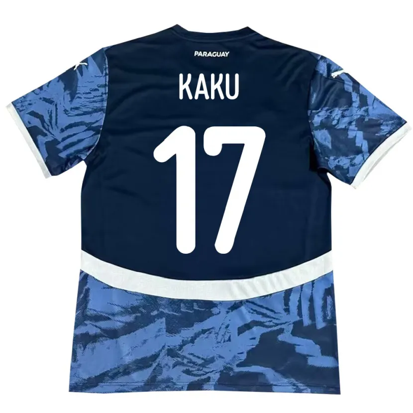 Danxen Kid Paraguay Kaku #17 Blue Away Jersey 24-26 T-Shirt