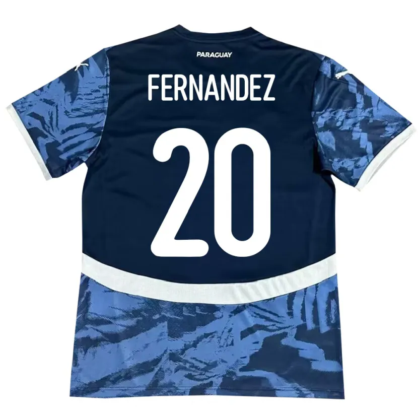 Danxen Kid Paraguay Marcelo Fernández #20 Blue Away Jersey 24-26 T-Shirt