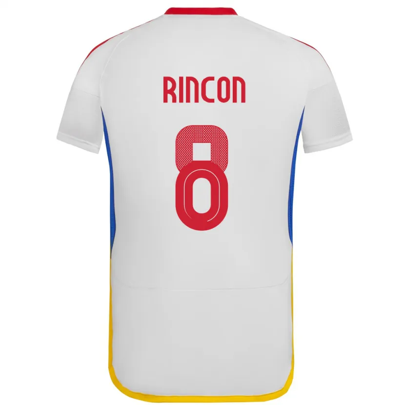 Danxen Kid Venezuela Tomás Rincón #8 White Away Jersey 24-26 T-Shirt