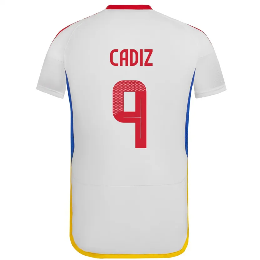 Danxen Kid Venezuela Jhonder Cádiz #9 White Away Jersey 24-26 T-Shirt