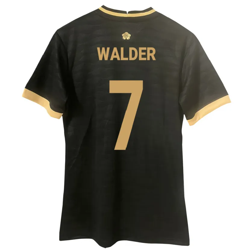 Danxen Kid Panama Kevin Walder #7 Black Away Jersey 24-26 T-Shirt