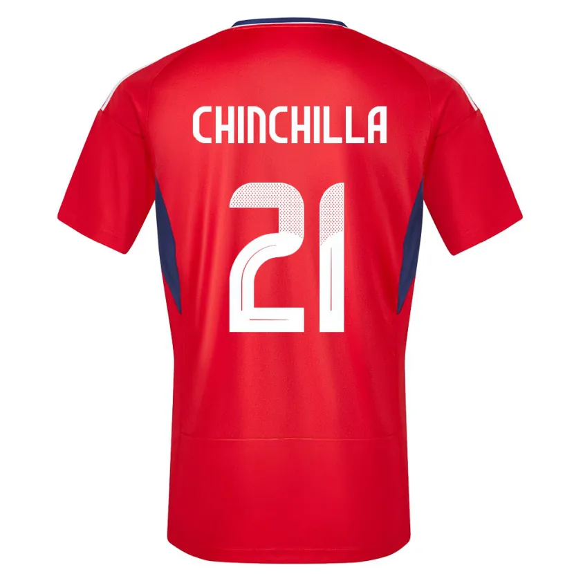 Danxen Men Costa Rica Viviana Chinchilla #21 Red Home Jersey 24-26 T-Shirt