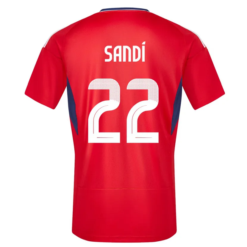 Danxen Men Costa Rica Cristel Sandi #22 Red Home Jersey 24-26 T-Shirt