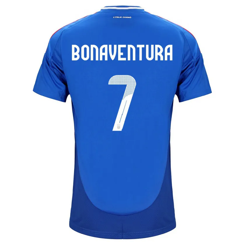 Danxen Men Italy Giacomo Bonaventura #7 Blue Home Jersey 24-26 T-Shirt