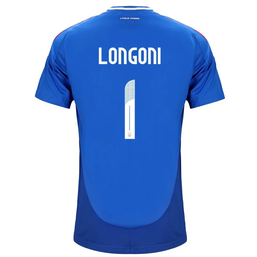 Danxen Men Italy Alessandro Longoni #1 Blue Home Jersey 24-26 T-Shirt