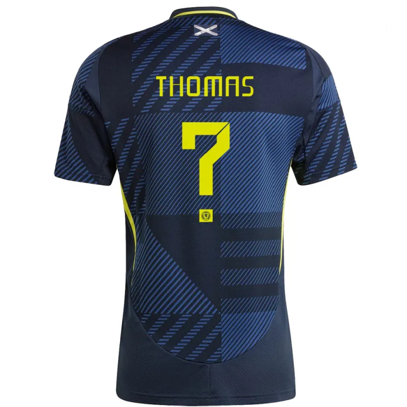 Danxen Men Scotland Martha Thomas #0 Dark Blue Home Jersey 24-26 T-Shirt