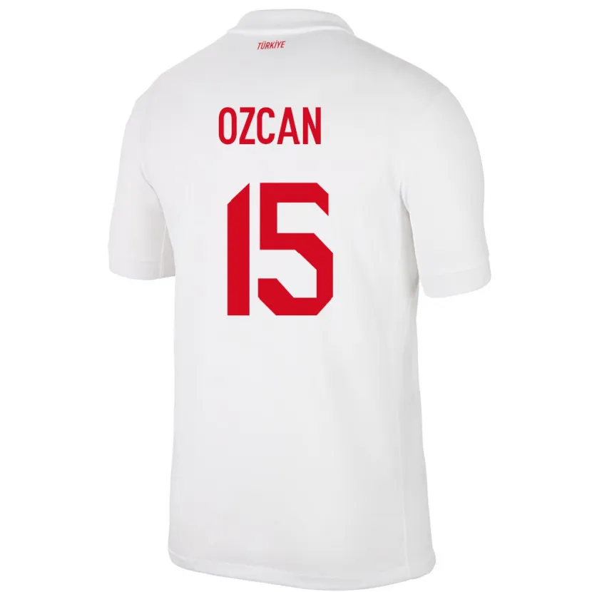 Danxen Men Turkey Salih Özcan #15 White Home Jersey 24-26 T-Shirt