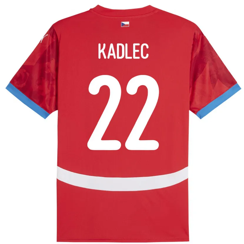 Danxen Men Czech Republic Adam Kadlec #22 Red Home Jersey 24-26 T-Shirt