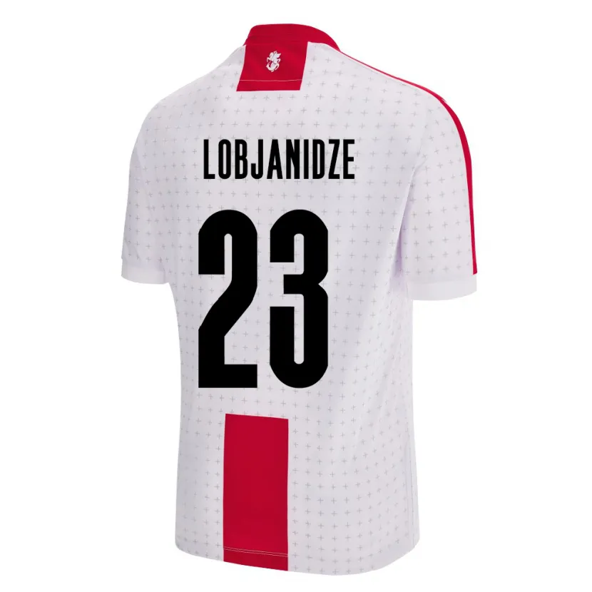 Danxen Men Georgia Saba Lobjanidze #23 White Home Jersey 24-26 T-Shirt