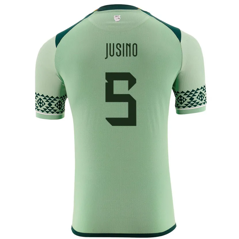 Danxen Men Bolivia Adrián Jusino #5 Light Green Home Jersey 24-26 T-Shirt