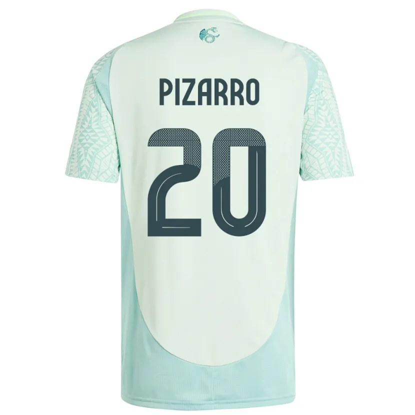 Danxen Men Mexico Rodolfo Pizarro #20 Linen Green Away Jersey 24-26 T-Shirt
