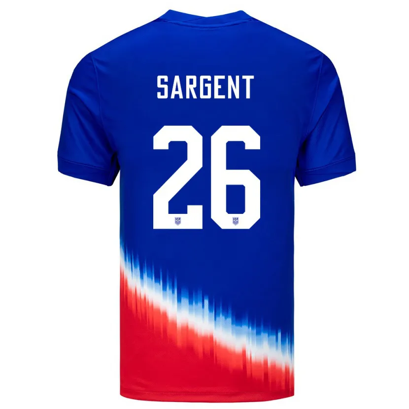 Danxen Men United States Josh Sargent #26 Blue Away Jersey 24-26 T-Shirt