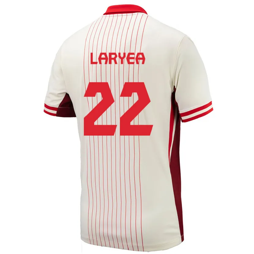 Danxen Men Canada Richie Laryea #22 White Away Jersey 24-26 T-Shirt