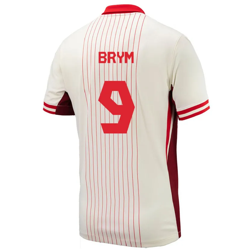 Danxen Men Canada Charles-Andreas Brym #9 White Away Jersey 24-26 T-Shirt