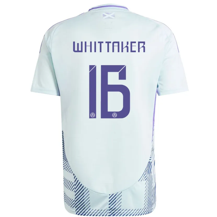 Danxen Men Scotland Rory Whittaker #16 Light Mint Blue Away Jersey 24-26 T-Shirt