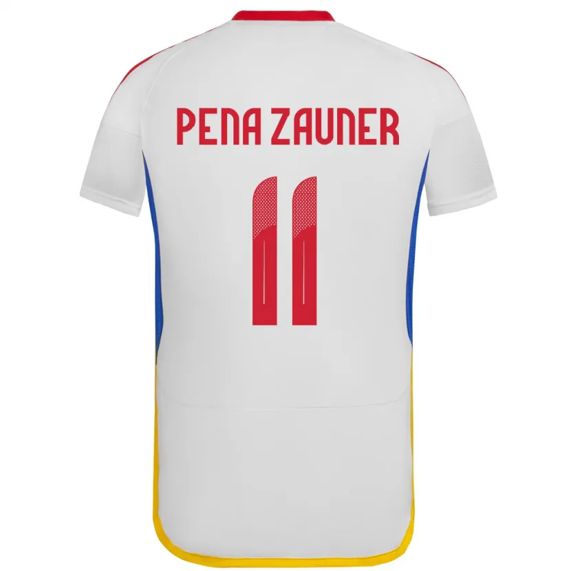 Danxen Men Venezuela Enrique Peña Zauner #11 White Away Jersey 24-26 T-Shirt