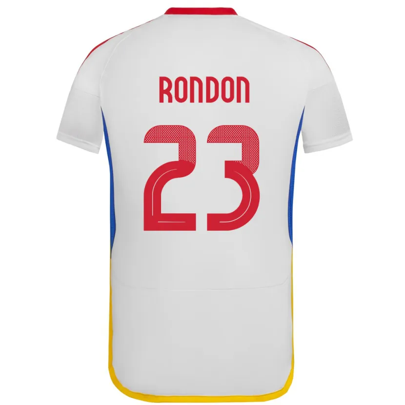 Danxen Men Venezuela Salomón Rondón #23 White Away Jersey 24-26 T-Shirt