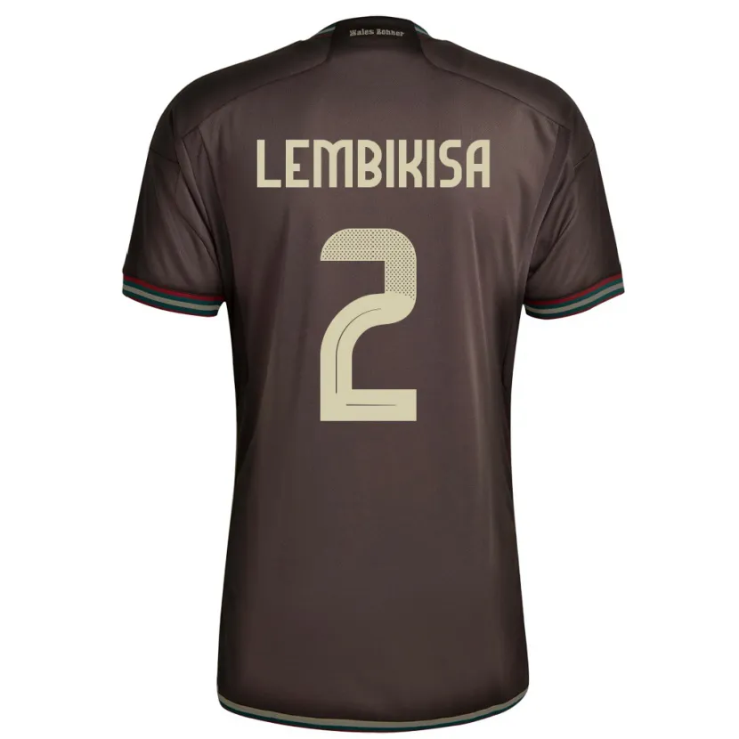 Danxen Men Jamaica Dexter Lembikisa #2 Night Brown Away Jersey 24-26 T-Shirt