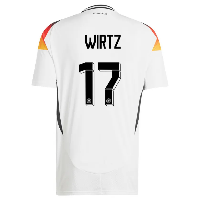 Danxen Women Germany Florian Wirtz #17 White Home Jersey 24-26 T-Shirt