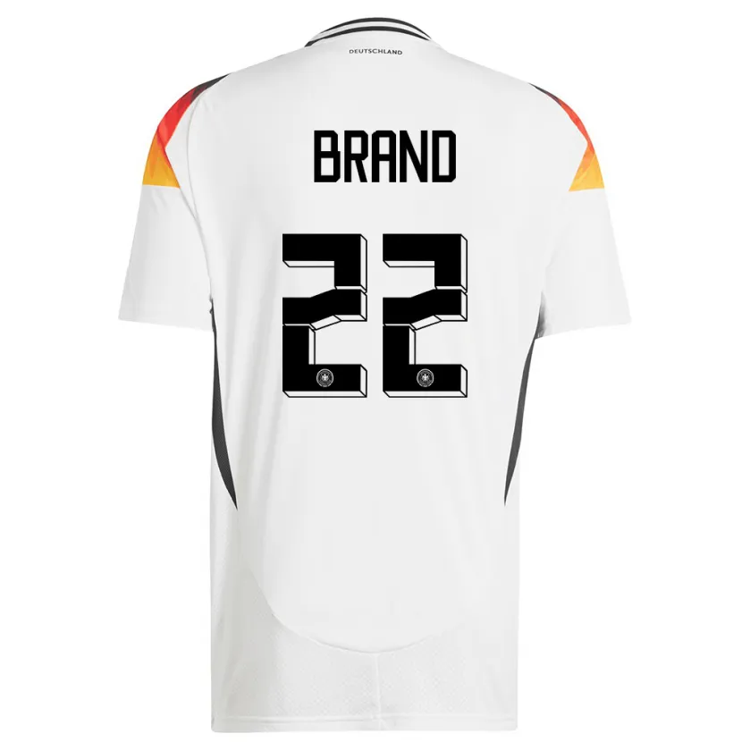 Danxen Women Germany Jule Brand #22 White Home Jersey 24-26 T-Shirt