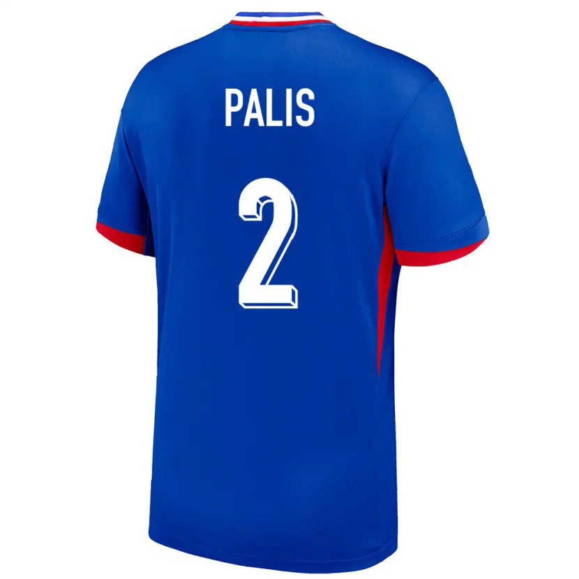 Danxen Women France Ella Palis #2 Blue Home Jersey 24-26 T-Shirt