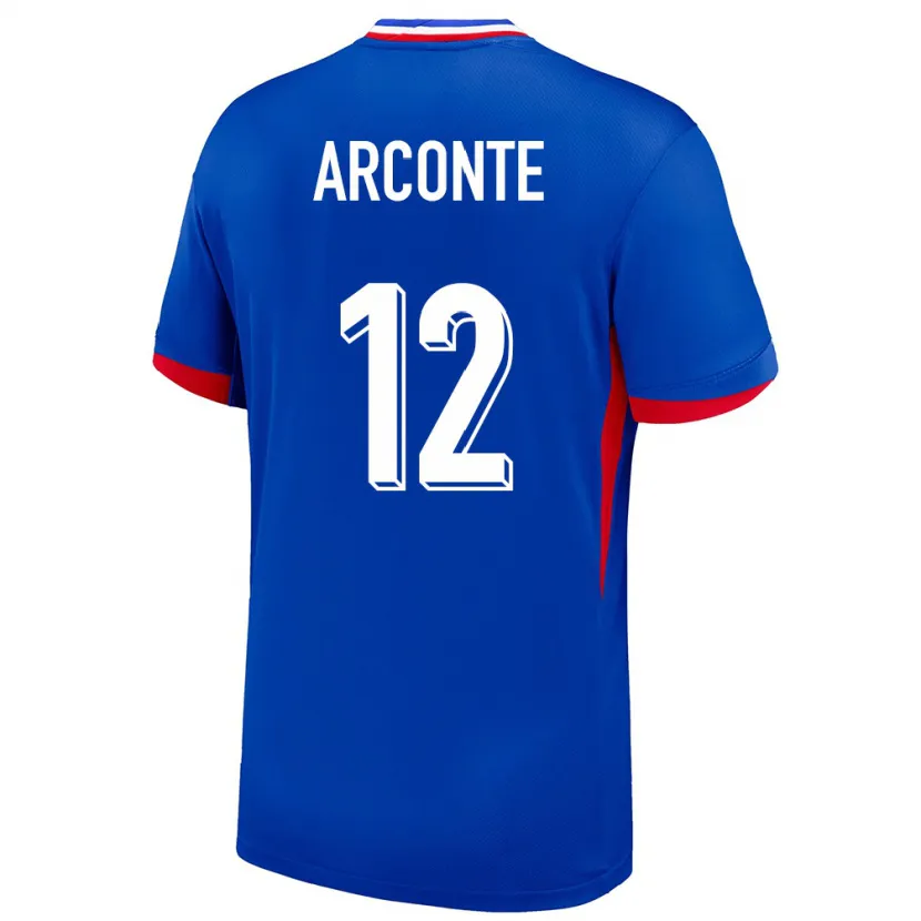 Danxen Women France Tairyk Arconte #12 Blue Home Jersey 24-26 T-Shirt