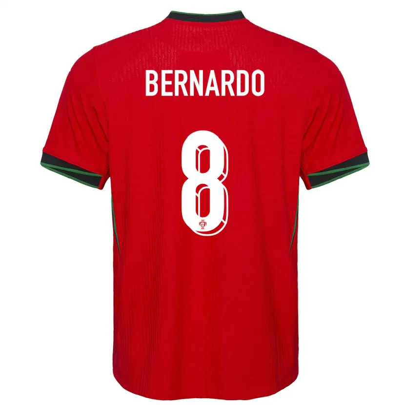 Danxen Women Portugal Paulo Bernardo #8 Red Home Jersey 24-26 T-Shirt