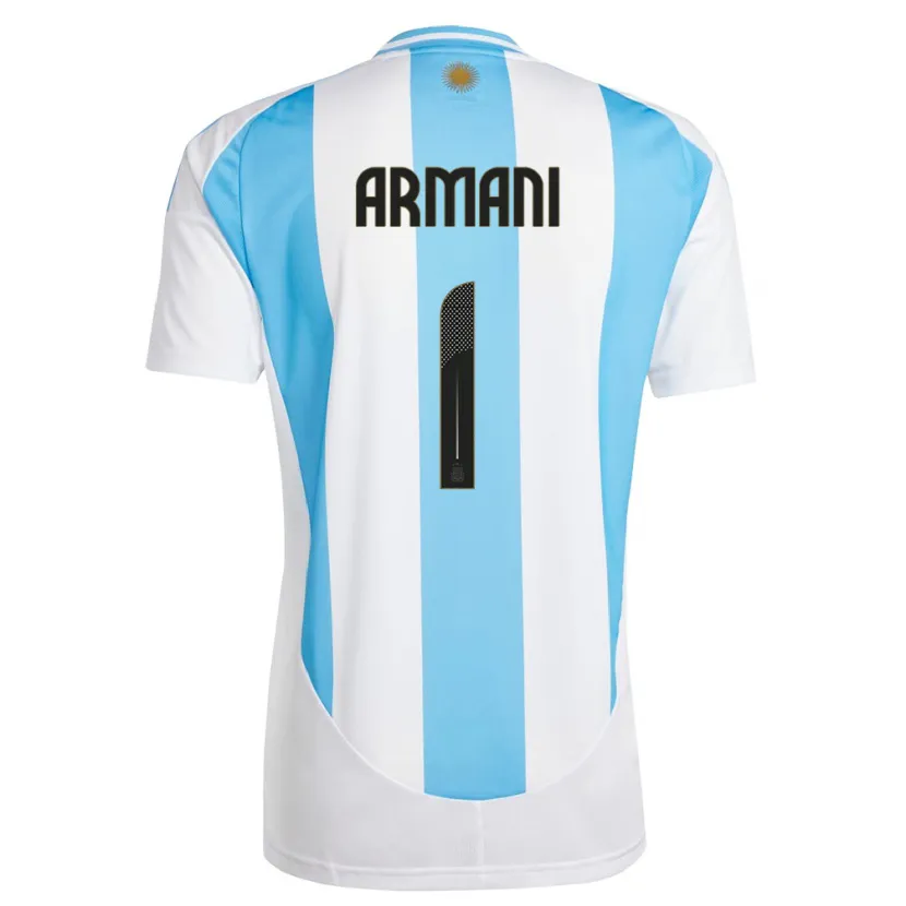 Danxen Women Argentina Franco Armani #1 White Blue Home Jersey 24-26 T-Shirt