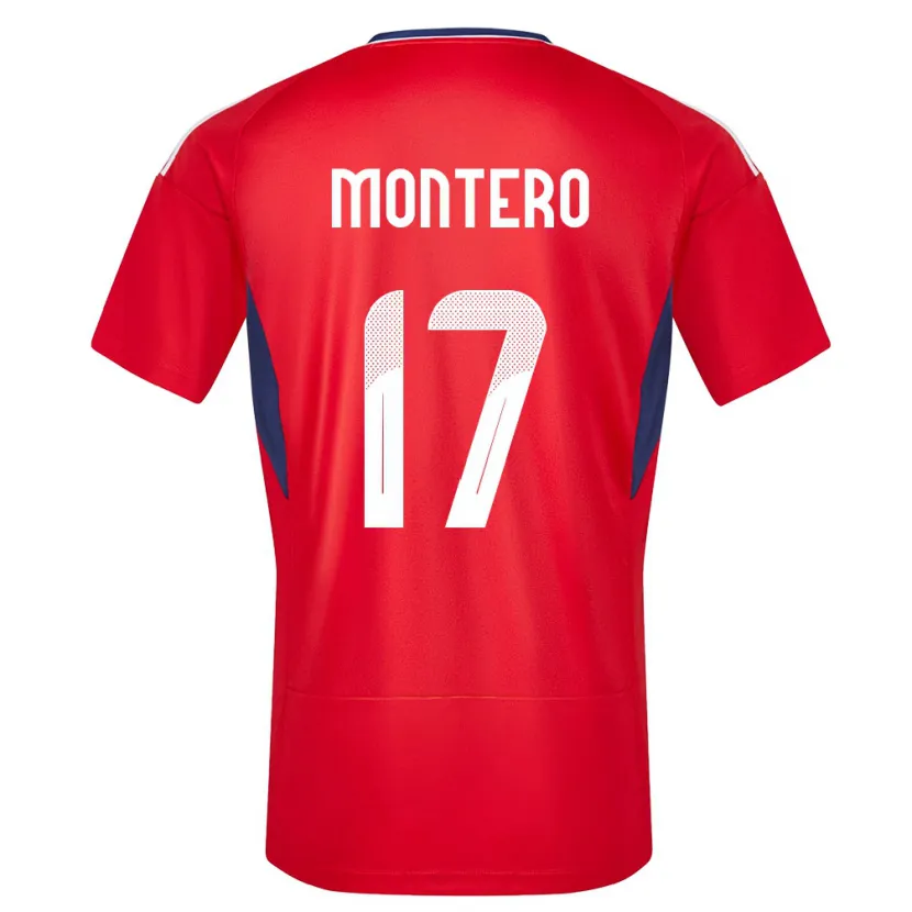 Danxen Women Costa Rica Michelle Montero #17 Red Home Jersey 24-26 T-Shirt
