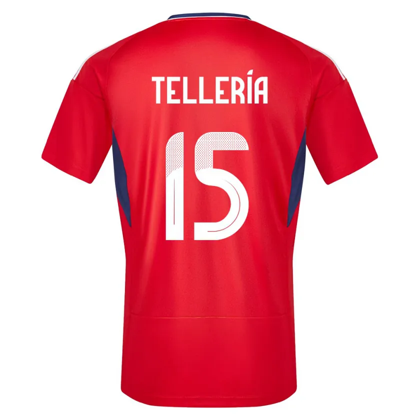 Danxen Women Costa Rica Jostin Telleria #15 Red Home Jersey 24-26 T-Shirt