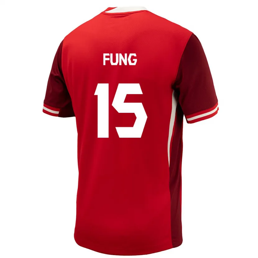 Danxen Women Canada Victor Fung #15 Red Home Jersey 24-26 T-Shirt