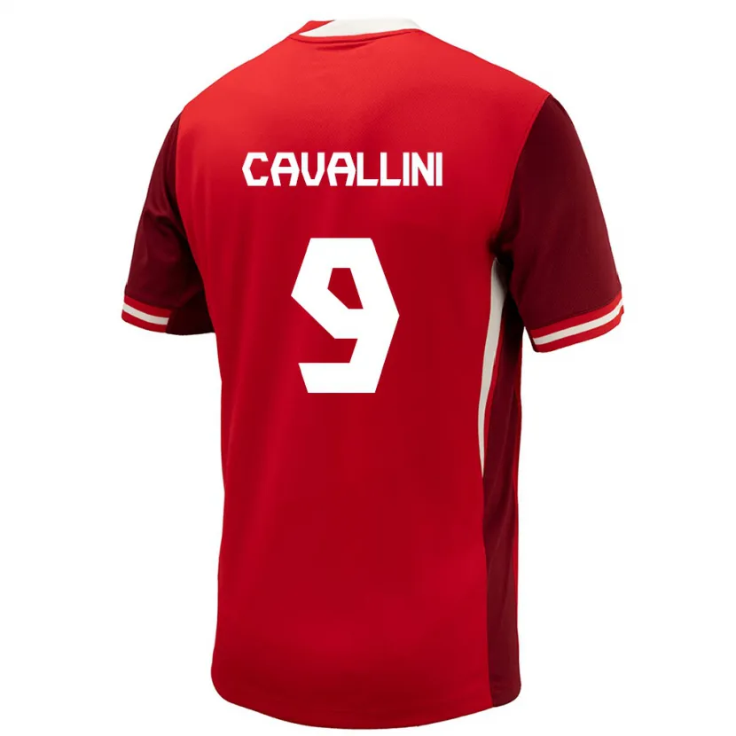 Danxen Women Canada Lucas Cavallini #9 Red Home Jersey 24-26 T-Shirt