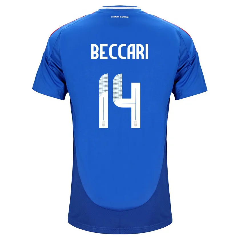 Danxen Women Italy Chiara Beccari #14 Blue Home Jersey 24-26 T-Shirt