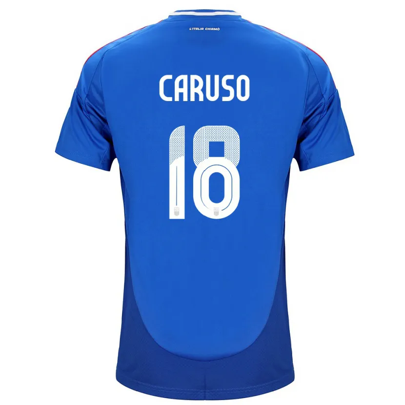 Danxen Women Italy Arianna Caruso #18 Blue Home Jersey 24-26 T-Shirt