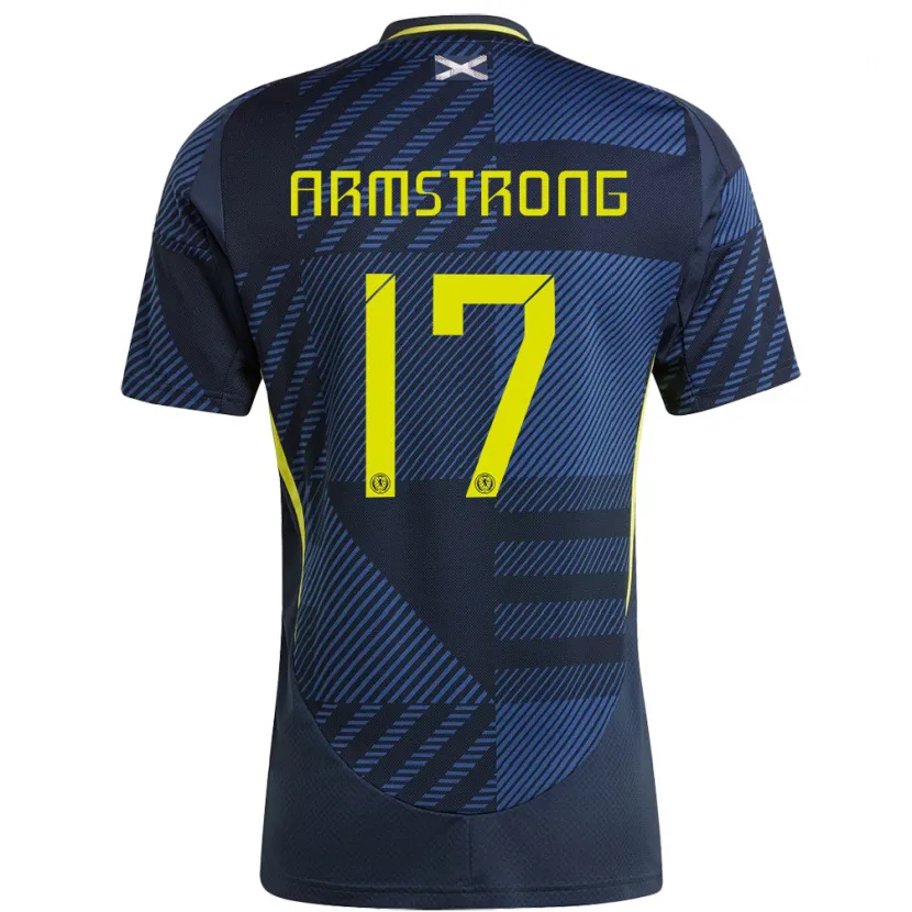 Danxen Women Scotland Stuart Armstrong #17 Dark Blue Home Jersey 24-26 T-Shirt