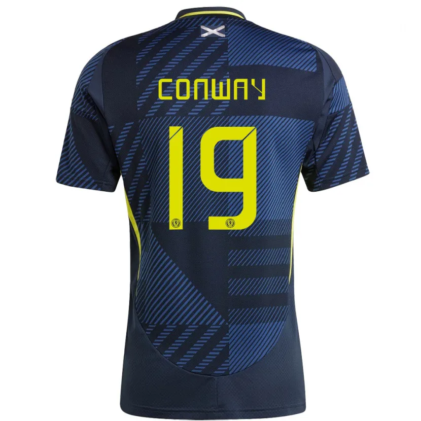 Danxen Women Scotland Tommy Conway #19 Dark Blue Home Jersey 24-26 T-Shirt
