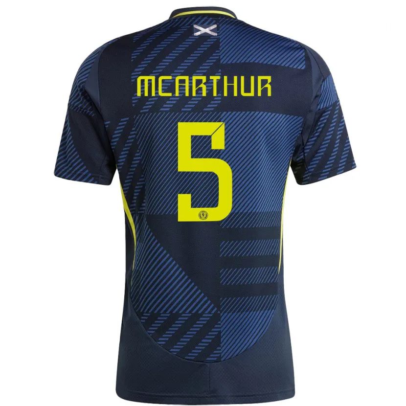 Danxen Women Scotland Charlie Mcarthur #5 Dark Blue Home Jersey 24-26 T-Shirt
