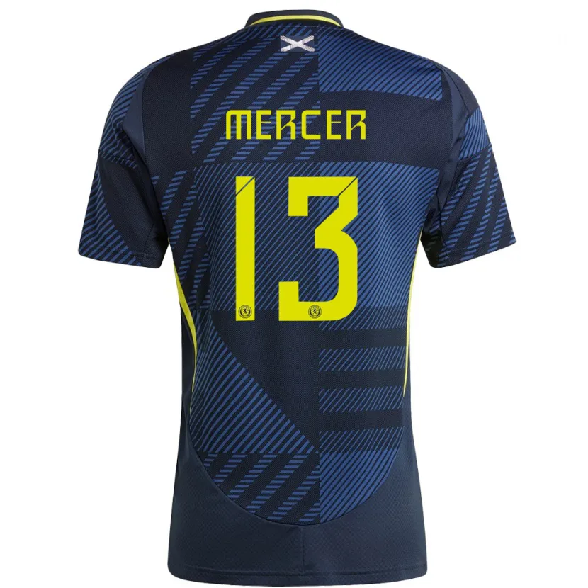 Danxen Women Scotland Jamie Mercer #13 Dark Blue Home Jersey 24-26 T-Shirt