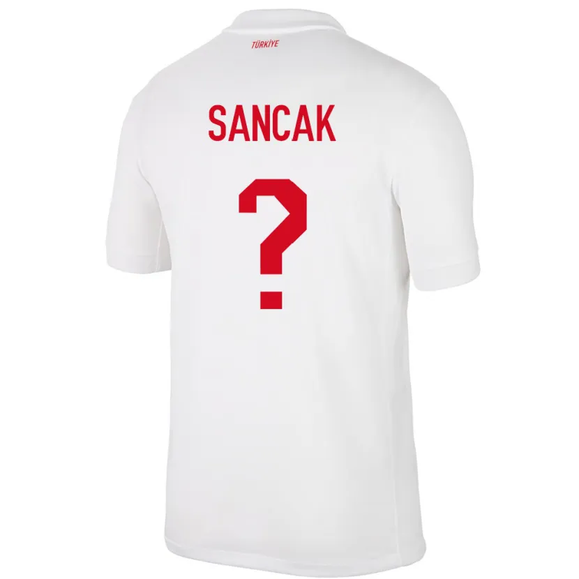 Danxen Women Turkey Tolga Sancak #0 White Home Jersey 24-26 T-Shirt