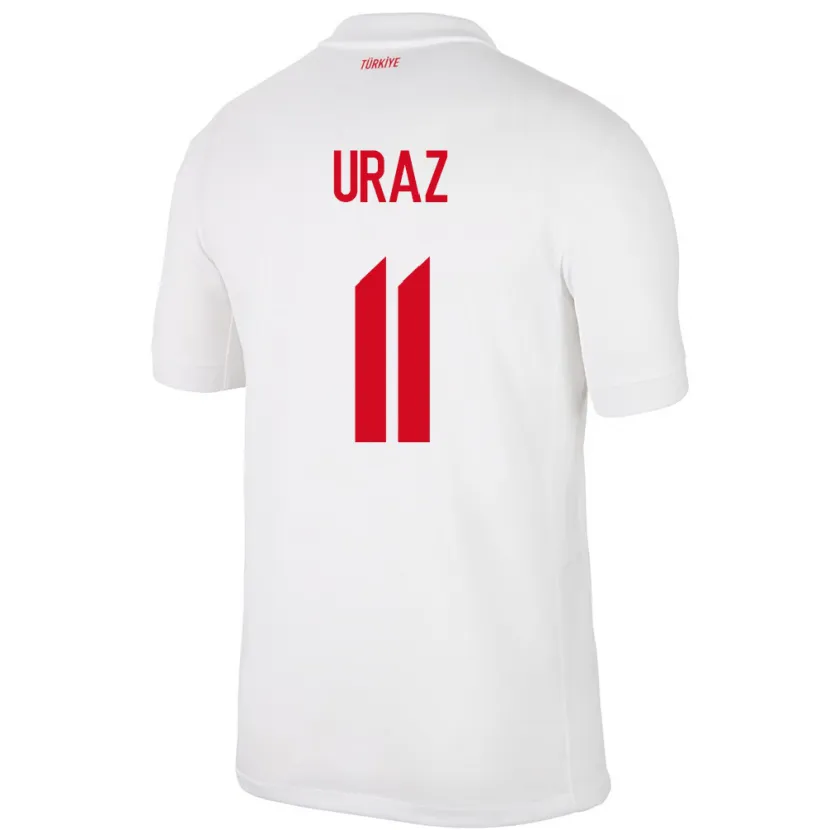 Danxen Women Turkey Yağmur Uraz #11 White Home Jersey 24-26 T-Shirt