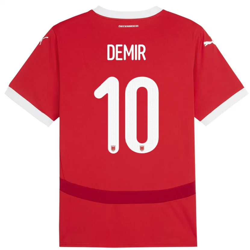 Danxen Women Austria Yusuf Demir #10 Red Home Jersey 24-26 T-Shirt
