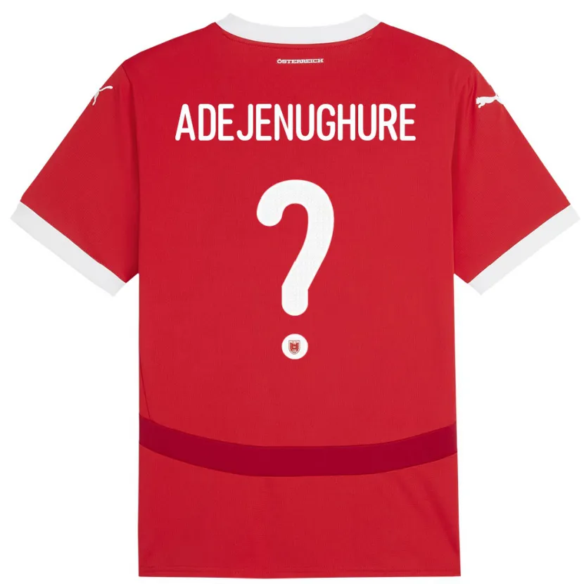 Danxen Women Austria Oghenetejiri Adejenughure #0 Red Home Jersey 24-26 T-Shirt