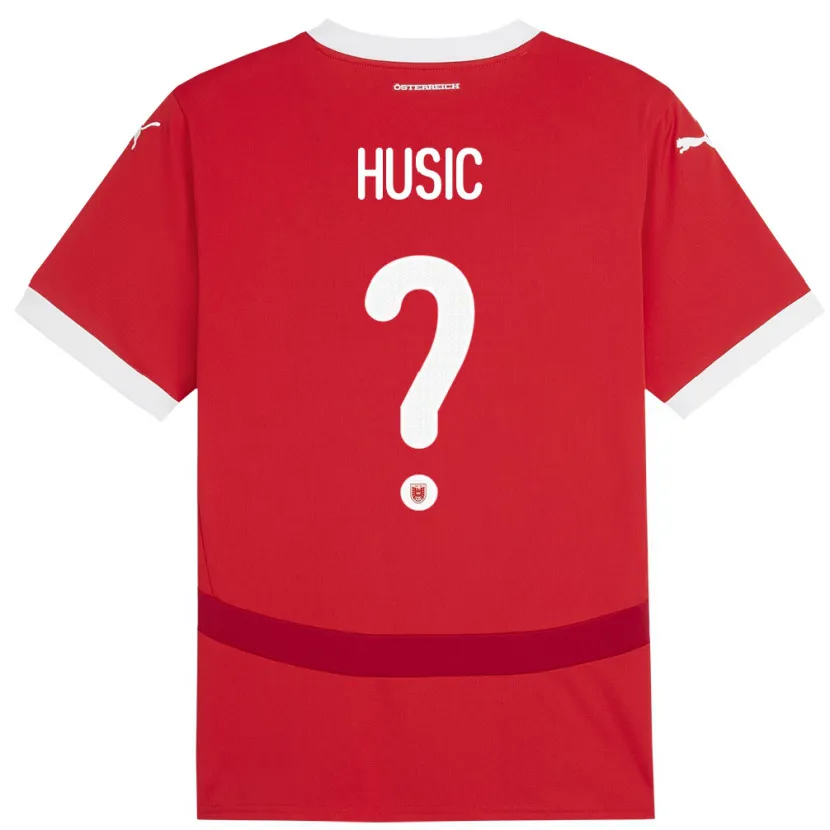 Danxen Women Austria Loris Husic #0 Red Home Jersey 24-26 T-Shirt