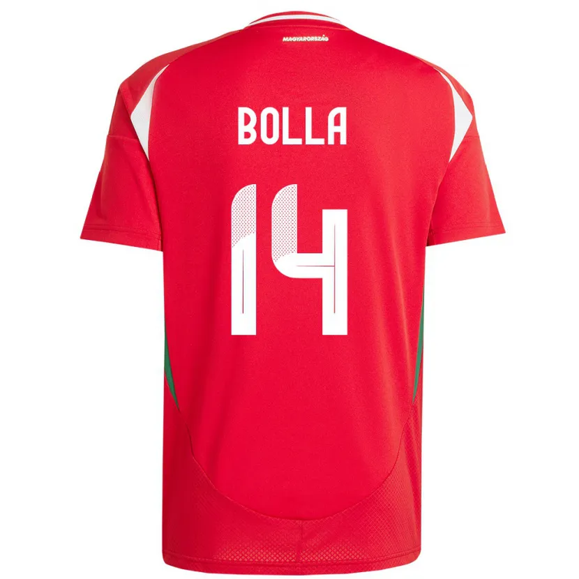 Danxen Women Hungary Bendegúz Bolla #14 Red Home Jersey 24-26 T-Shirt