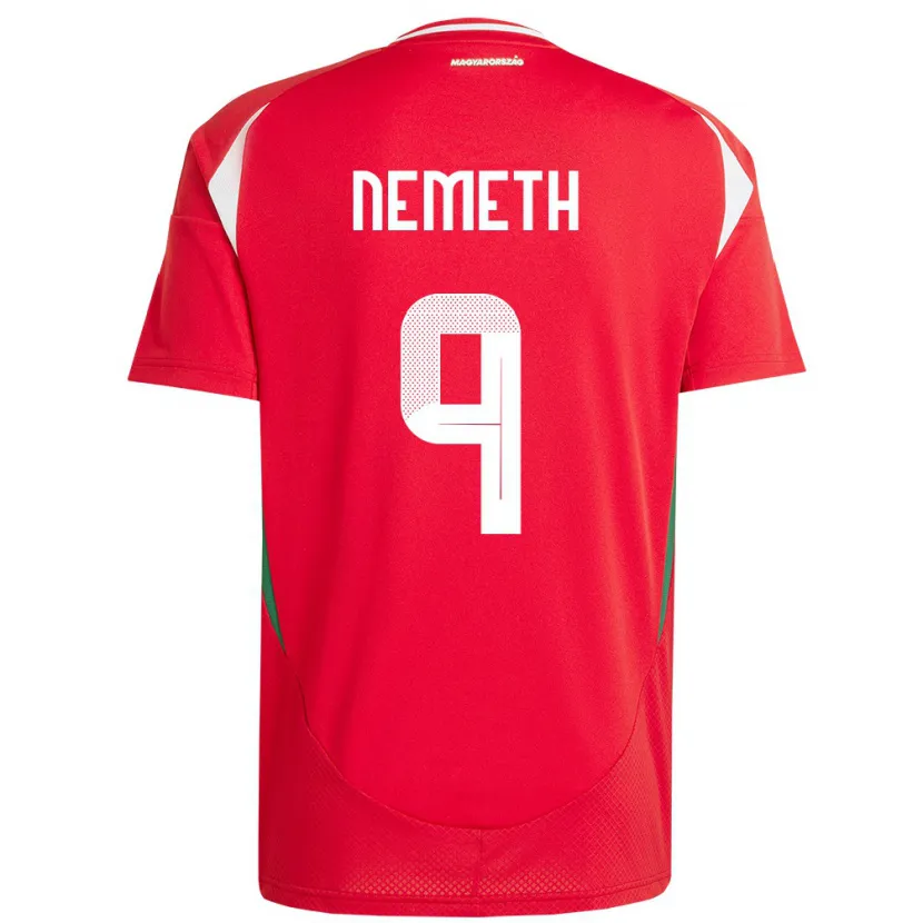 Danxen Women Hungary András Németh #9 Red Home Jersey 24-26 T-Shirt