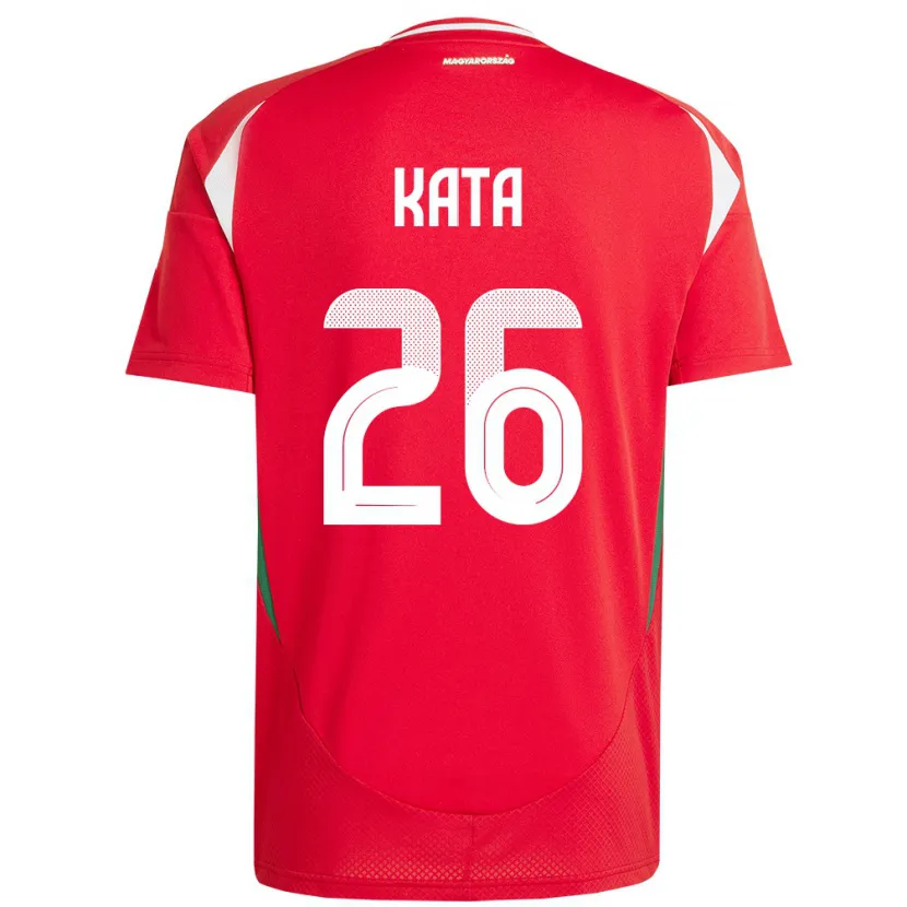 Danxen Women Hungary Mihály Kata #26 Red Home Jersey 24-26 T-Shirt