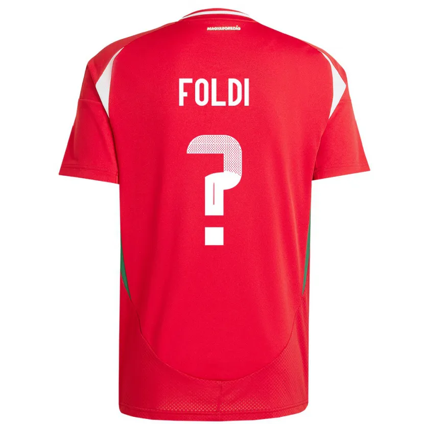 Danxen Women Hungary Gergő Földi #0 Red Home Jersey 24-26 T-Shirt