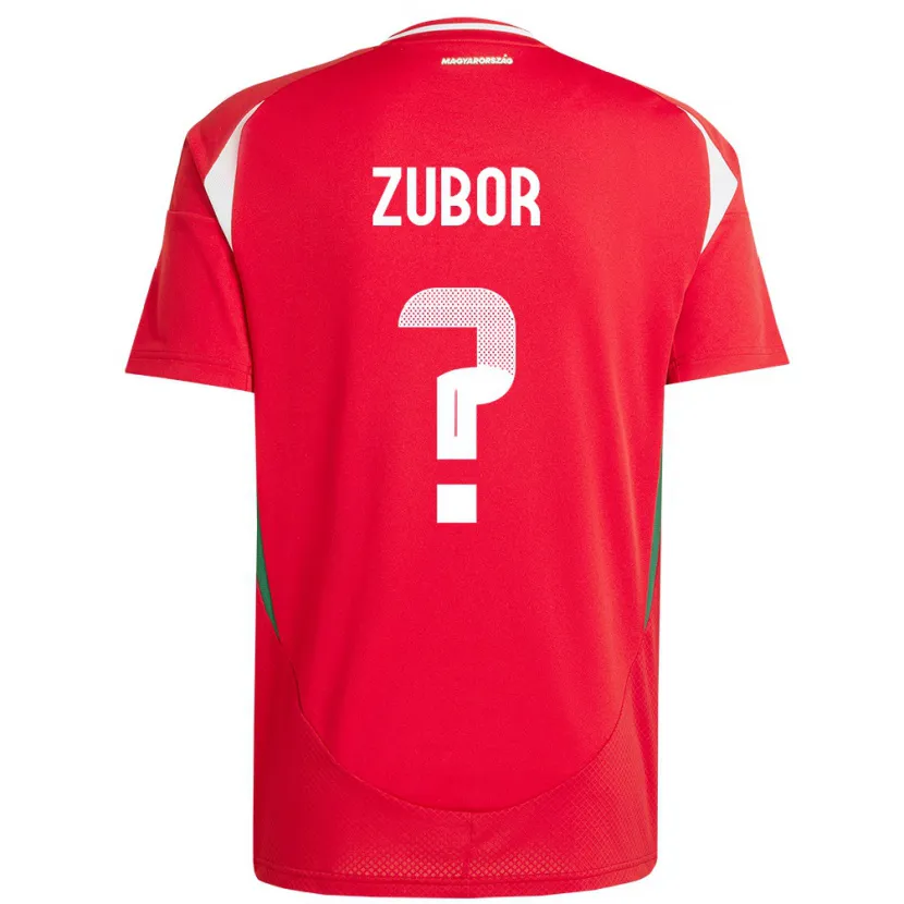 Danxen Women Hungary Ádám Zubor #0 Red Home Jersey 24-26 T-Shirt