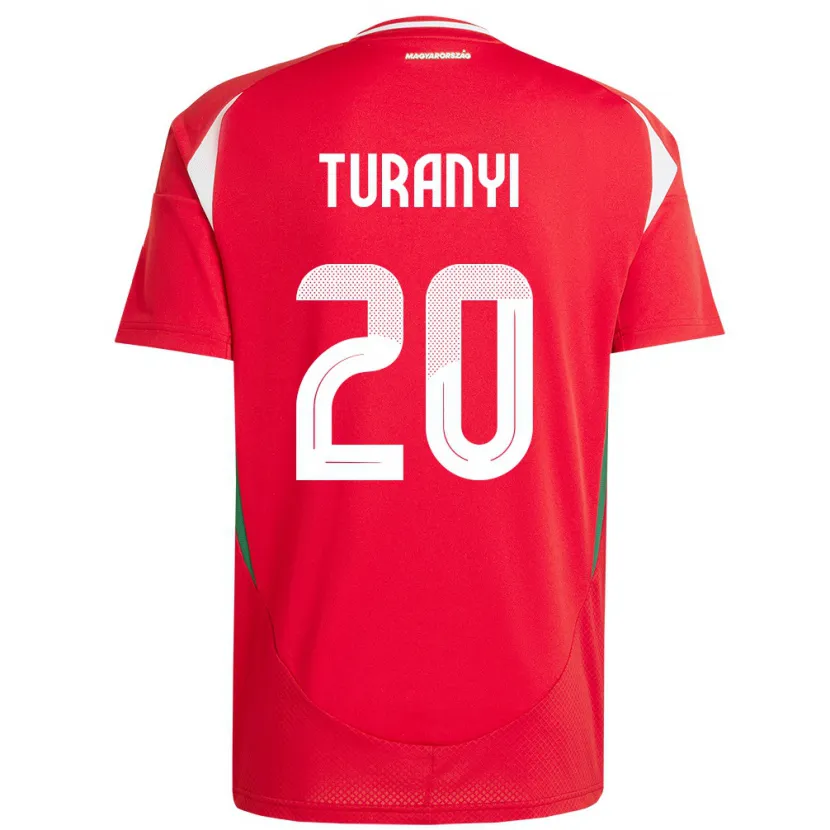 Danxen Women Hungary Lilla Turányi #20 Red Home Jersey 24-26 T-Shirt